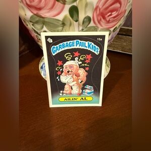 Garbage Pail Kids Trading Card - Ailin' Al